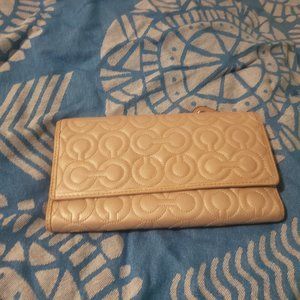 Quilted Coach Wallet